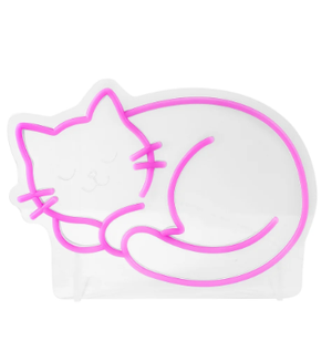 12.8inch Animal Neon Lights -Sleeping Cat