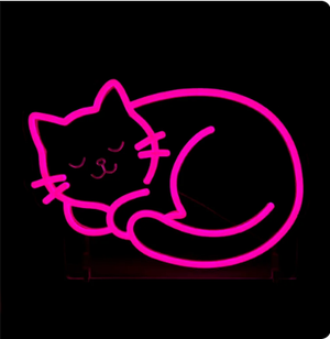 12.8inch Animal Neon Lights -Sleeping Cat