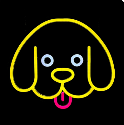 11.8inch Animal Neon Lights - Cute Dog
