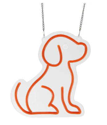 9.3inch Animal Neon Lights - Standing Dog