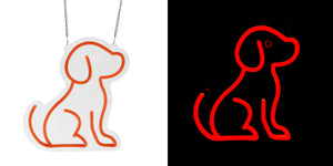 9.3inch Animal Neon Lights - Standing Dog
