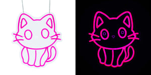 10.6inch Animal Neon Lights - Pink Cat