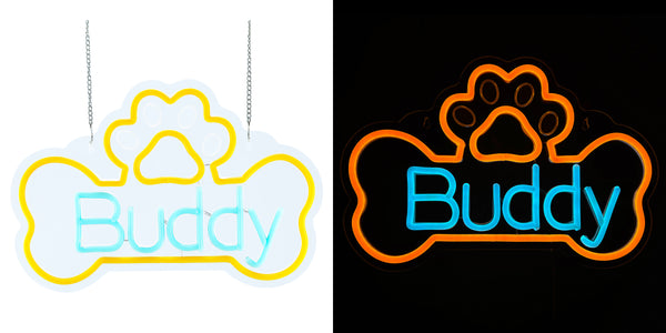14inch Animal Neon Lights - Buddy