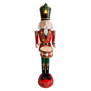 71.26“H Animated Nutcracker with LED and Music