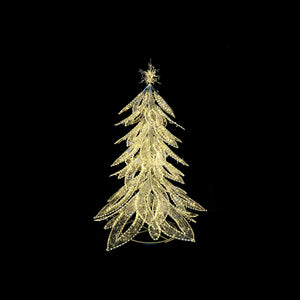 7.5ft  Commercial Angel Tree with Dual Lights，10% White Twinke