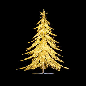 15ft Commercial FeatherTree with Dual Lights，10% White Twinke