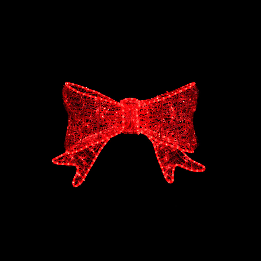 24” Red Bow with 10% Twinkle LED