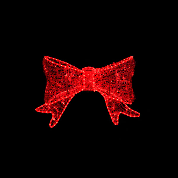 24” Red Bow with 10% Twinkle LED
