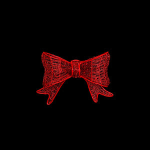 24” Red Bow with 10% Twinkle LED