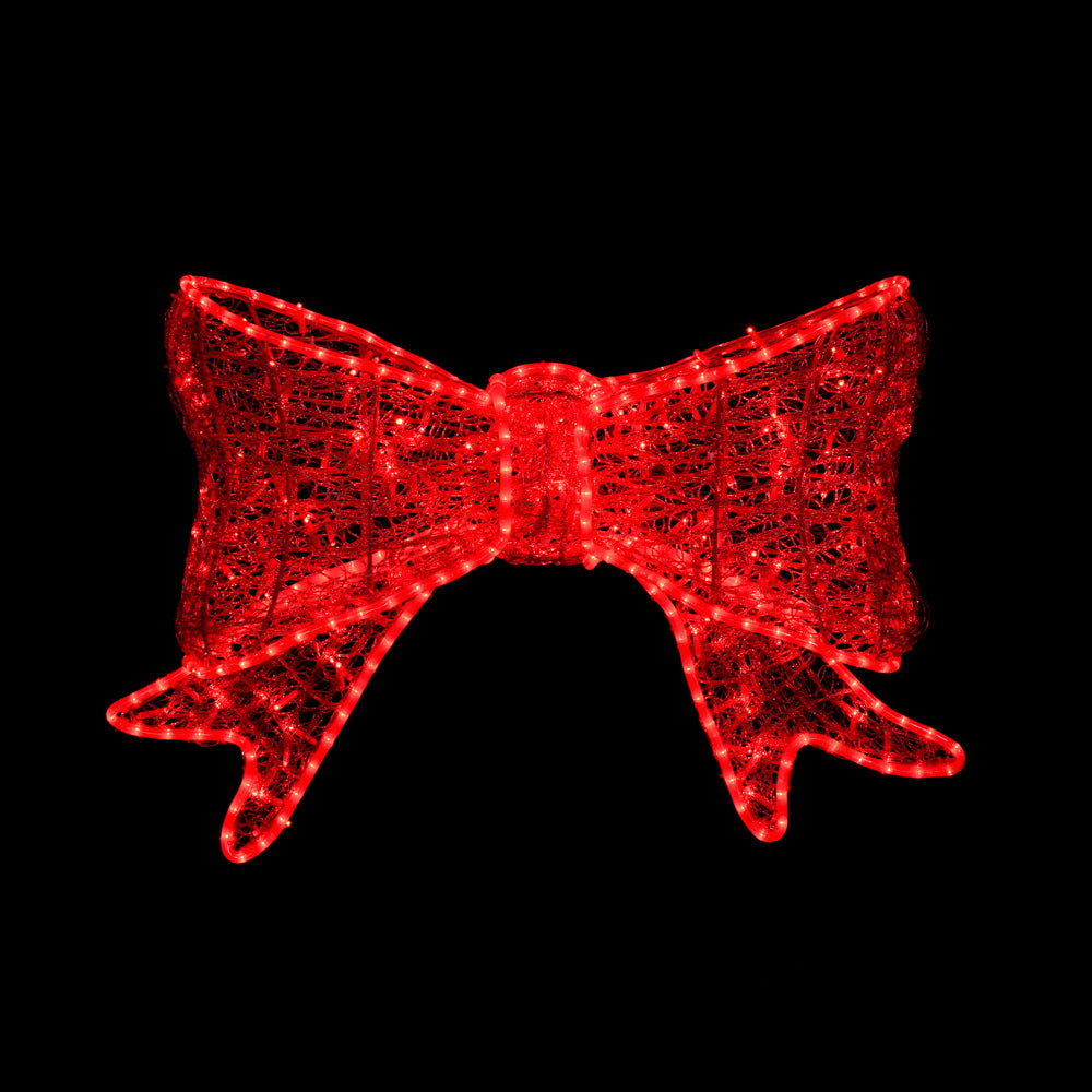 36” Red Bow with 10% Twinkle LED