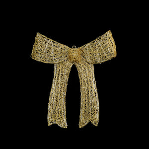 31” Gold Bow with 10% Twinkle LED