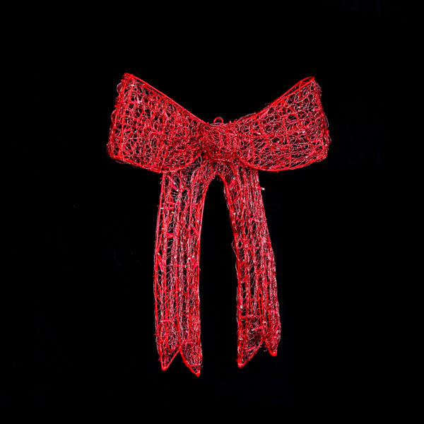 31” Red Bow with 10% Twinkle LED