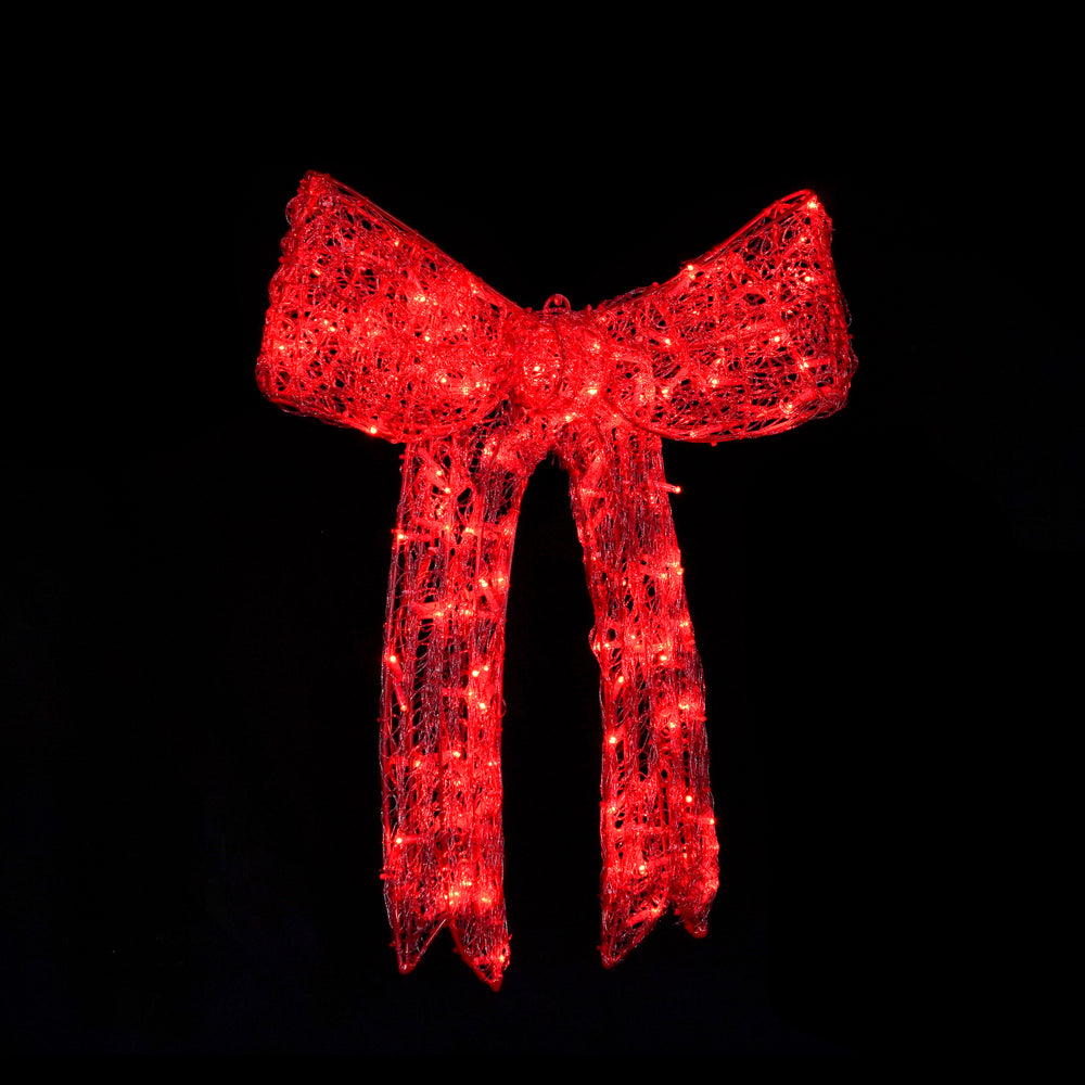 31” Red Bow with 10% Twinkle LED