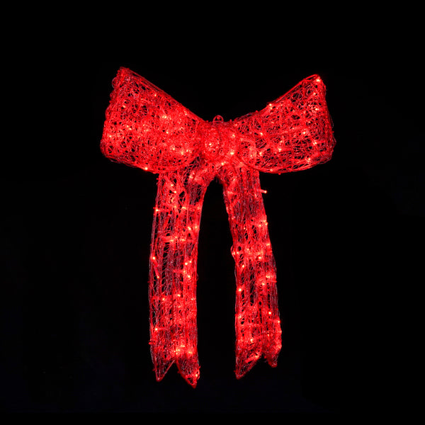 31” Red Bow with 10% Twinkle LED