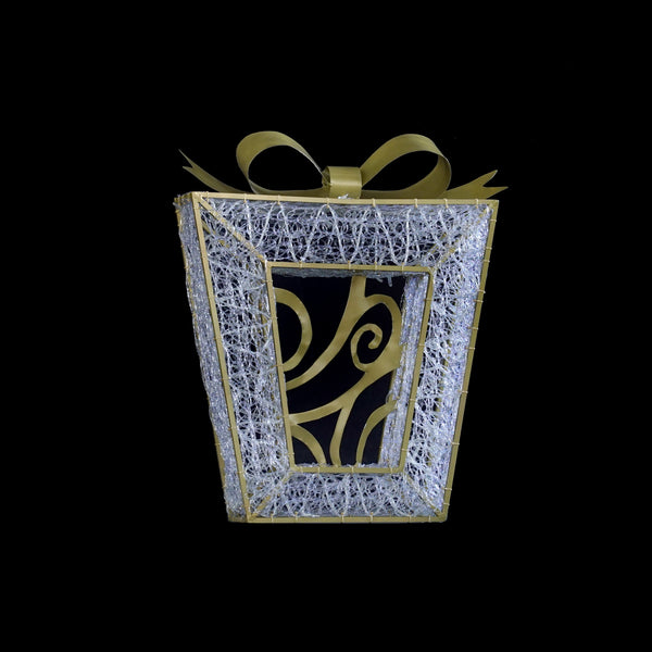 30“H Holiday Present  with 10% Twinkle LED