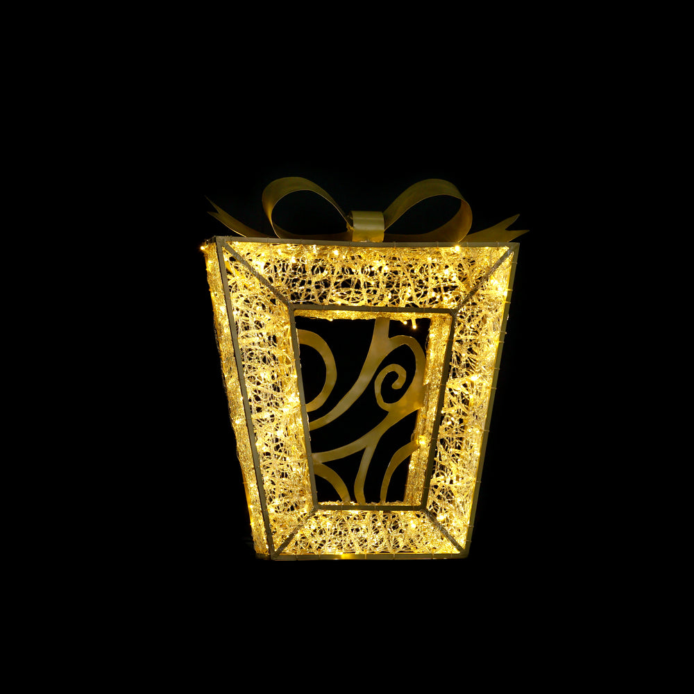 30“H Holiday Present  with 10% Twinkle LED