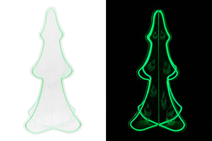 33nch Christmas 3D Neon Lights Deco - Christmas Tree